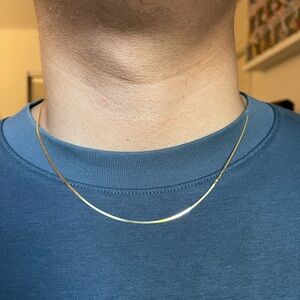 10k Thin herringbone chain